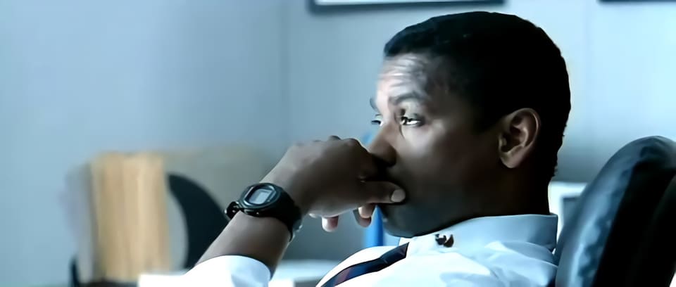Denzel Washington bär en G-Shock DW-5700 i filmen Siege
